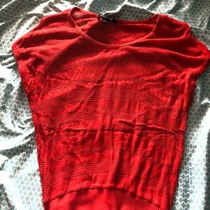 Cap sleeved knit top